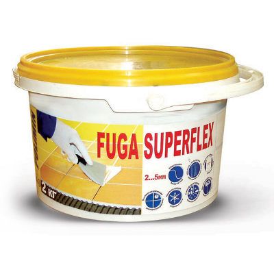 Затирка Polimin Fuga Superflex кирпично-красная 2 кг