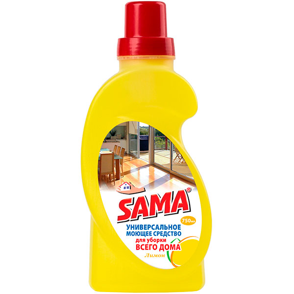 Моющее средство SAMA универсальный Лимон 0,75 л