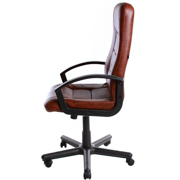 Крісло офісне Новий Стиль Editor CH ECO-21 коричневе
