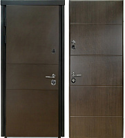 Дверь входная Булат Термо House-703 венге темный 2050x950 мм левая