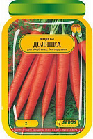 Семена Яскрава морковь Долянка 2г
