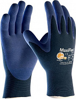 Перчатки ATG MaxiFlex Elite защитные промышленные для точных работ с покрытием нитрил XL (10) 34-274