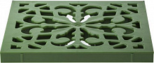 Решетка пластиковая Ecoteck декоративная (зеленая папоротник)