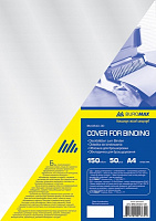 Обложка для брошюрования Buromax А4 прозрачная BM.0540-00 150 мкм 50 шт. 