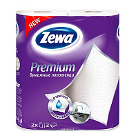 Бумажные полотенца Zewa Premium двухслойная 2 шт.