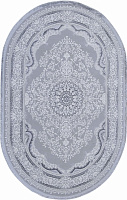 Килим Karmen Carpet GALERIA GL040G GREY/GREY 80x150 см O 