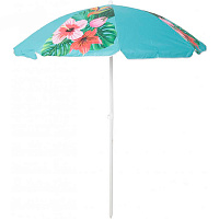 Зонт пляжный Indigo Цветы бирюзовый 2 м