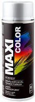 Емаль Maxi Color аерозольна термостійка срібний глянець 400 мл