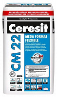 Клей для плитки Ceresit СМ 22 Mega Format Flexible 25кг