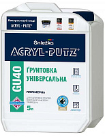 Грунтовка глубокопроникающая Sniezka Acryl-putz GU40 5 л