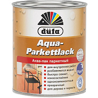 Лак паркетный Aqua-Parkettlack Dufa мат 0,75 л прозрачный