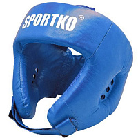 Шолом боксерський SPORTKO 5002-Blue 