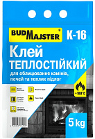 Клей для камінів BudMajster К-16 5кг