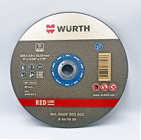 Круг отрезной по металлу WURTH Red Line 230 x2,0x22,2 мм 0669202302