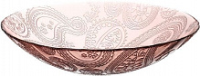 Ваза стеклянная розовая CACHEMIR 10х40 см San Miguel