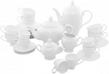 Сервиз для чая и кофе Bianco 34 предмета на 6 персон Fiora