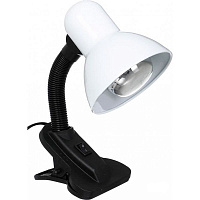 Настільна лампа офісна Accento lighting 1x40 Вт E27 білий 
