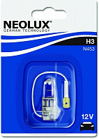 Лампа галогенна Neolux Standart H3 PK22s 12 В 55 Вт 1 шт 3200 K