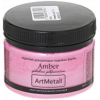 Декоративна фарба Amber акрилова рожевий шовк 0.1кг