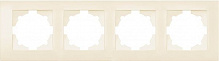 Рамка четырехместная ABB Cosmo универсальная кремовый 612-010300-228