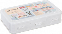 Ящик для хранения пластиковая Gondol Plastic G-96 двусторонний 48x214x127 мм