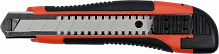 Нож строительный YATO с выдвижным лезвием с отломными сегментами 18 мм YT-75071