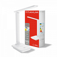 Настільна лампа офісна TITANUM 1x10 Вт білий 25907 
