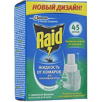 Жидкость Raid для электрофумигаторов 45 ночей с эвкалиптом