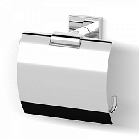 Тримач для туалетного паперу Imprese Bilovec з кришкою 142255 хром