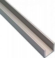 Профиль Braz Line 10х8х1,5 мм анодированое серебро 1 м