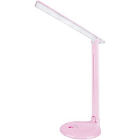 Настільна лампа офісна LightMaster DE1142 LED 10 Вт рожевий 