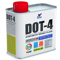 Тормозная жидкость XADO DOT-4 0,5л 