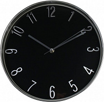 Часы настенные 30.6 см черный
