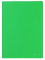 Папка-уголок А4 плотная, зеленая Nota Bene
