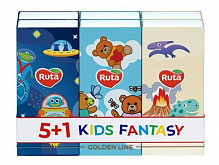 Носові хустинки у коробці Ruta Kids Fantasy 6 шт.