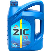 Моторное масло ZIC X5 10W-40 6 л