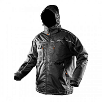 Куртка робоча NEO Oxford р. L зріст універсальний 81-570-L чорно-сірий