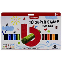 Набор штампов Super Stamp 10 цветов Bruynzeel