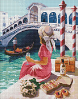 Алмазная мозаика Очаровательная Венеция Идейка 