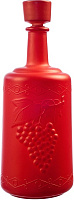 Бутылка с крышкой Ностальгія 3 л красный мат GlassGo