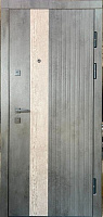 Дверь входная Мавіс Н-15 бетон темный 2050х880 мм правая