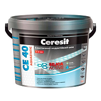 Фуга Ceresit СЕ 40 Aquastatic № 18 2 кг чорний