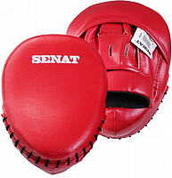 Лапы боксерские SENAT 1635-red-NEW 19x24 см красный 