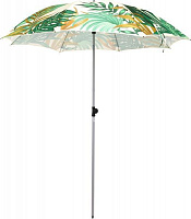 Зонт пляжный 200 см с принтом листья
