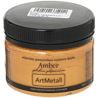 Декоративная краска Amber акриловая красное золото 0.1кг