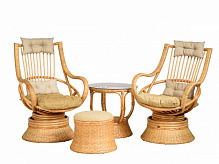 Комплект мебели Cruzo Бока-дабл сет светло-коричневый 