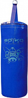 Боксерський мішок BOYKO SPORT 40x20 см з вузлом кріплення на ременях (Юніор) синій