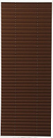 Штора плисе Gardinia Verona 38x150 см шоколадная 