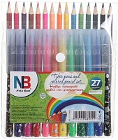Набор для рисования цветные карандаши и фломастеры Nota Bene