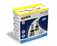 Лампа светодиодная Narva New Range Performance H7 H7 12В 12 Вт 2 шт. 6500 K